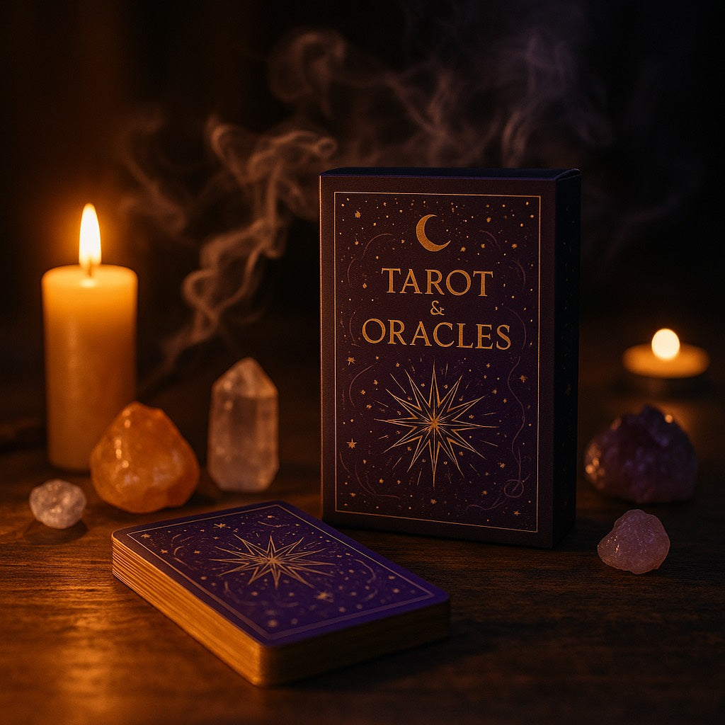 Tarot cards and Oracle decks